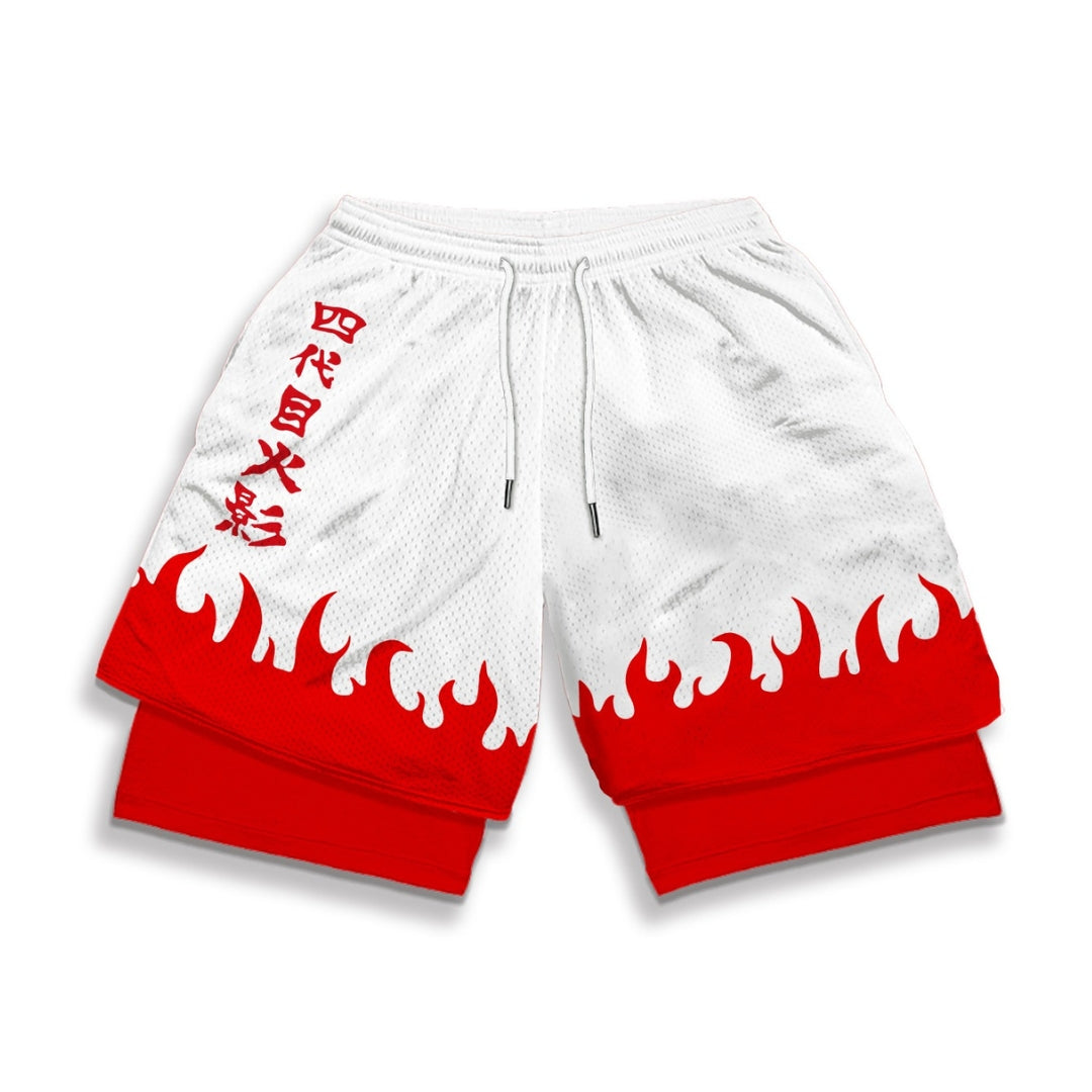 Yellow Flash Gym Shorts – Anime Original