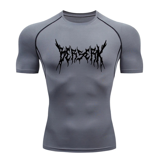 Berserk Print Compression T-Shirt