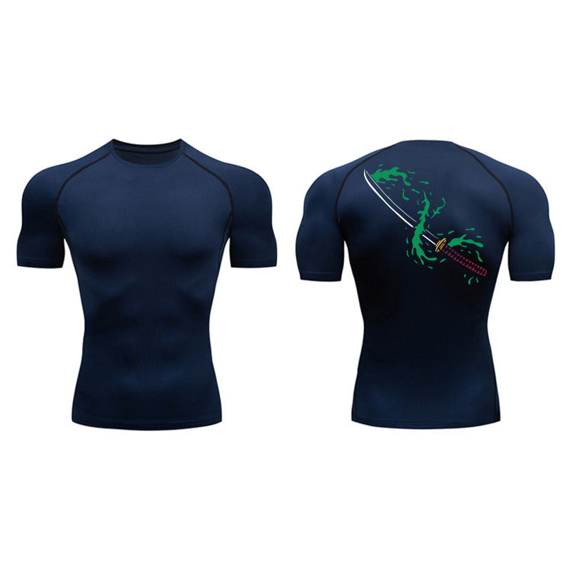 Water Pillar Compression T-Shirt