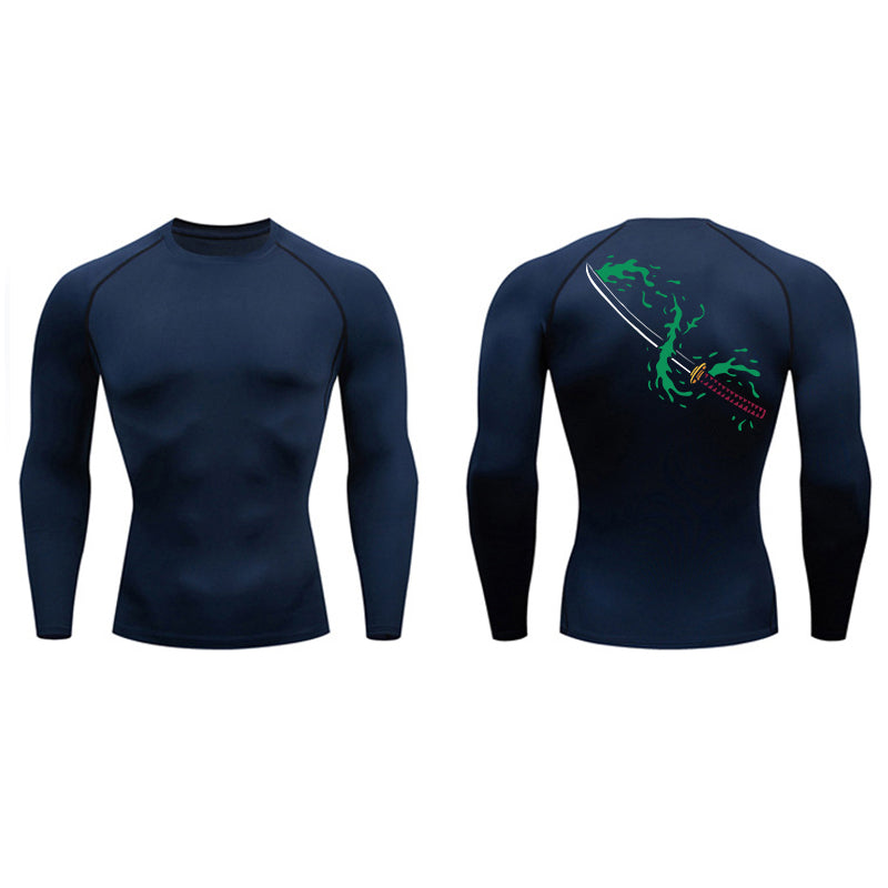 Water Pillar Compression Long Sleeve