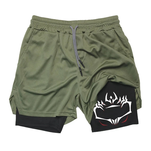 Ryomen Sukuna Gym Shorts