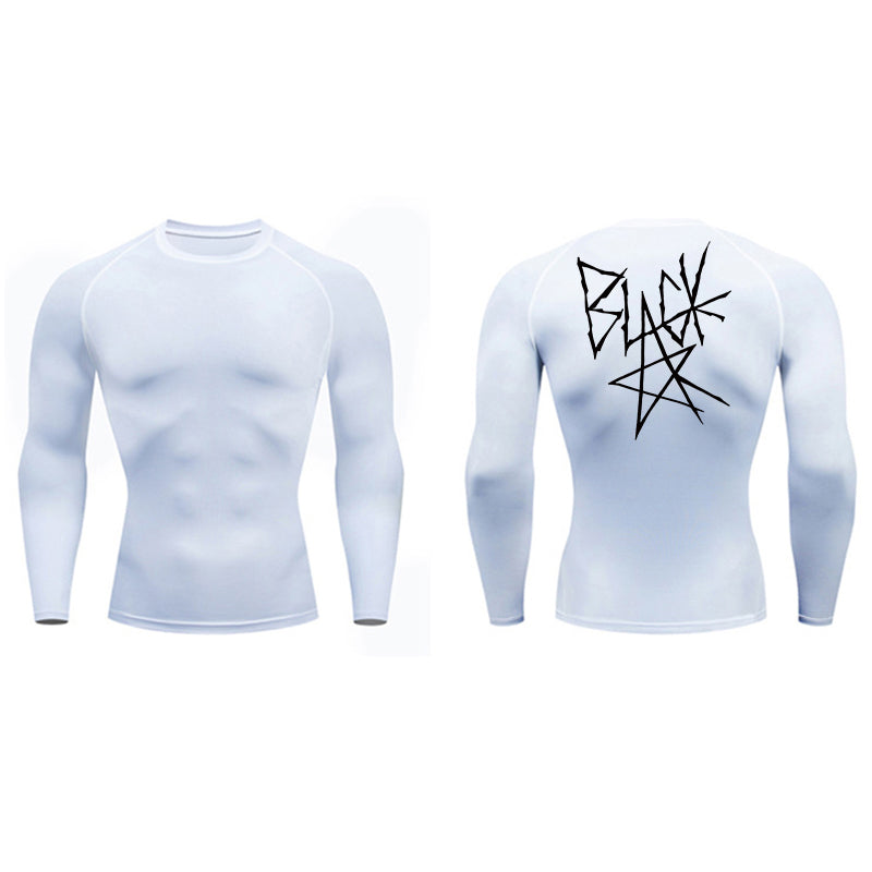 Black Star Compression Long Sleeve