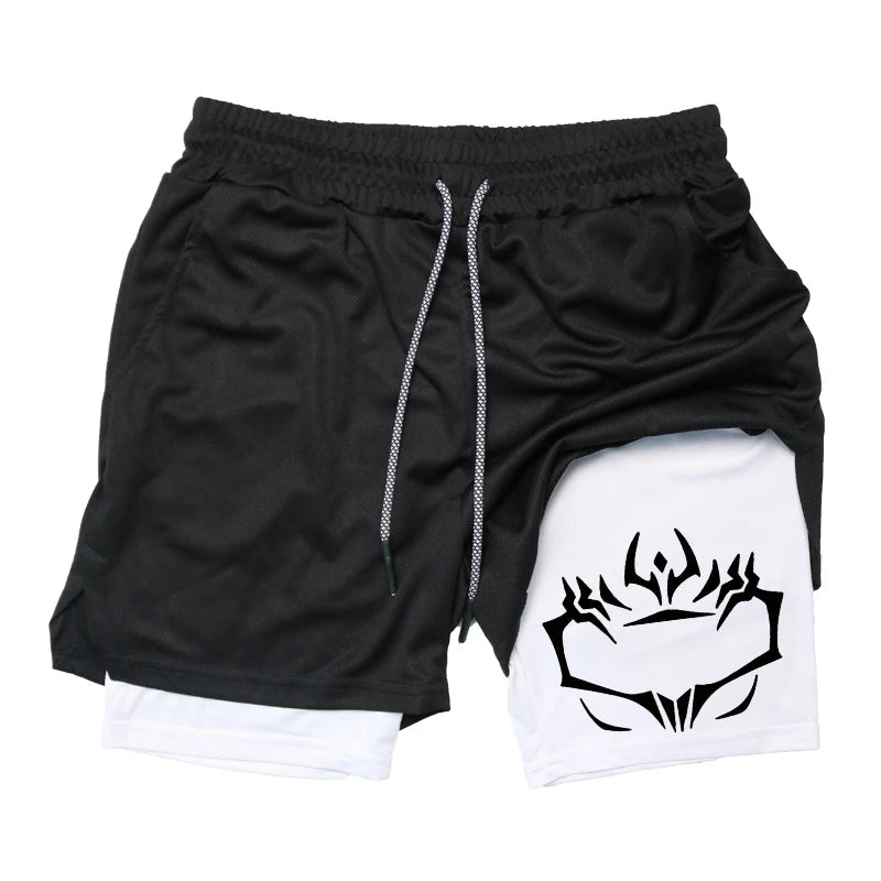 Ryomen Sukuna Gym Shorts