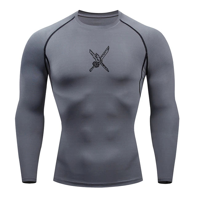 Double Sword Compression Long Sleeve