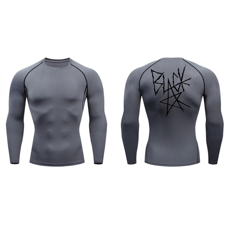 Black Star Compression Long Sleeve