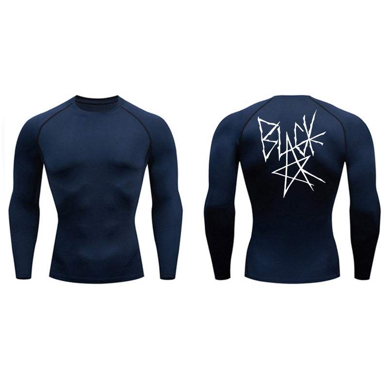 Black Star Compression Long Sleeve