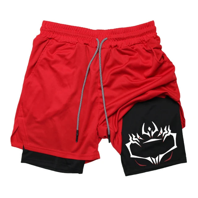 Ryomen Sukuna Gym Shorts