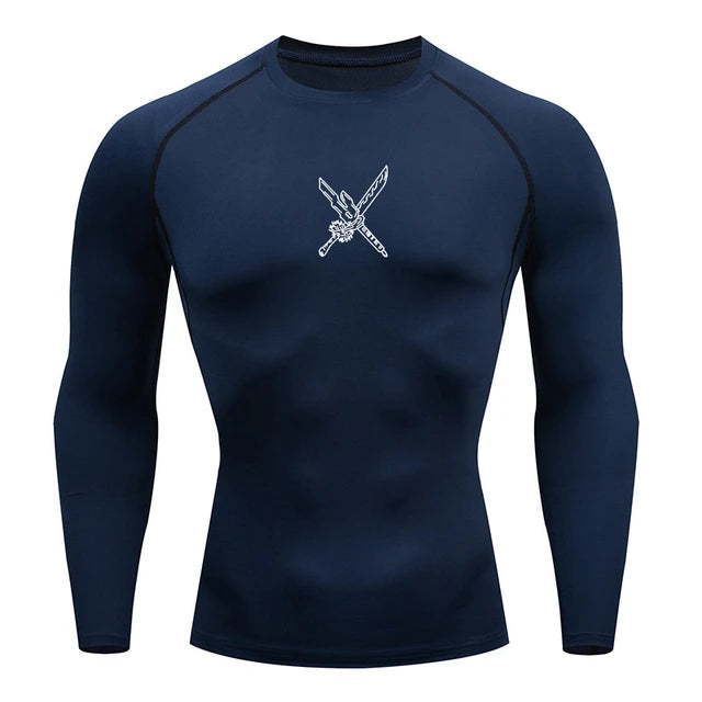 Double Sword Compression Long Sleeve