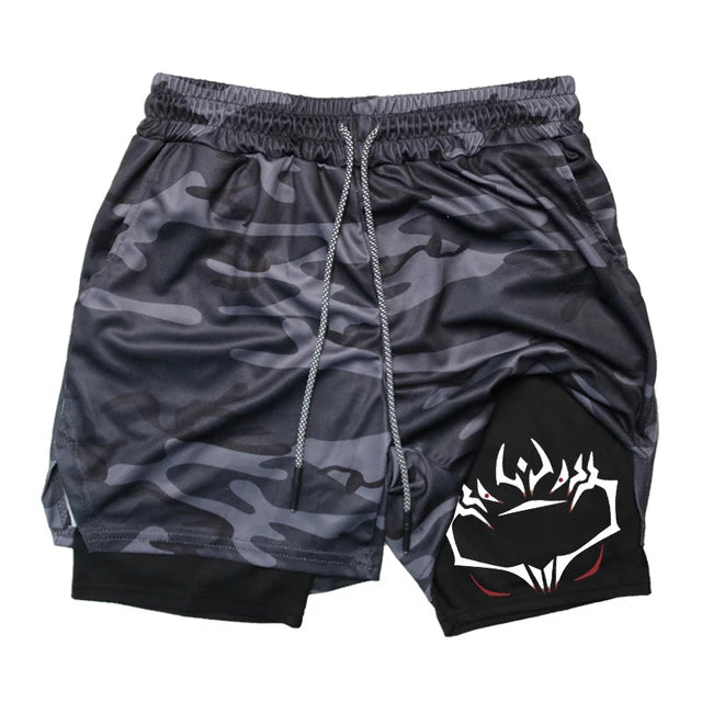 Ryomen Sukuna Gym Shorts