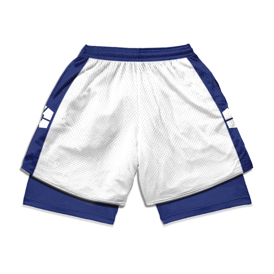 Strongest Striker Gym Shorts (White)
