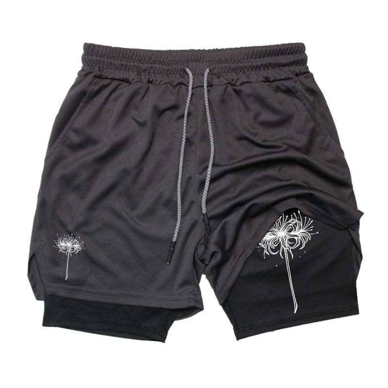 Red Spider Lily Gym Shorts