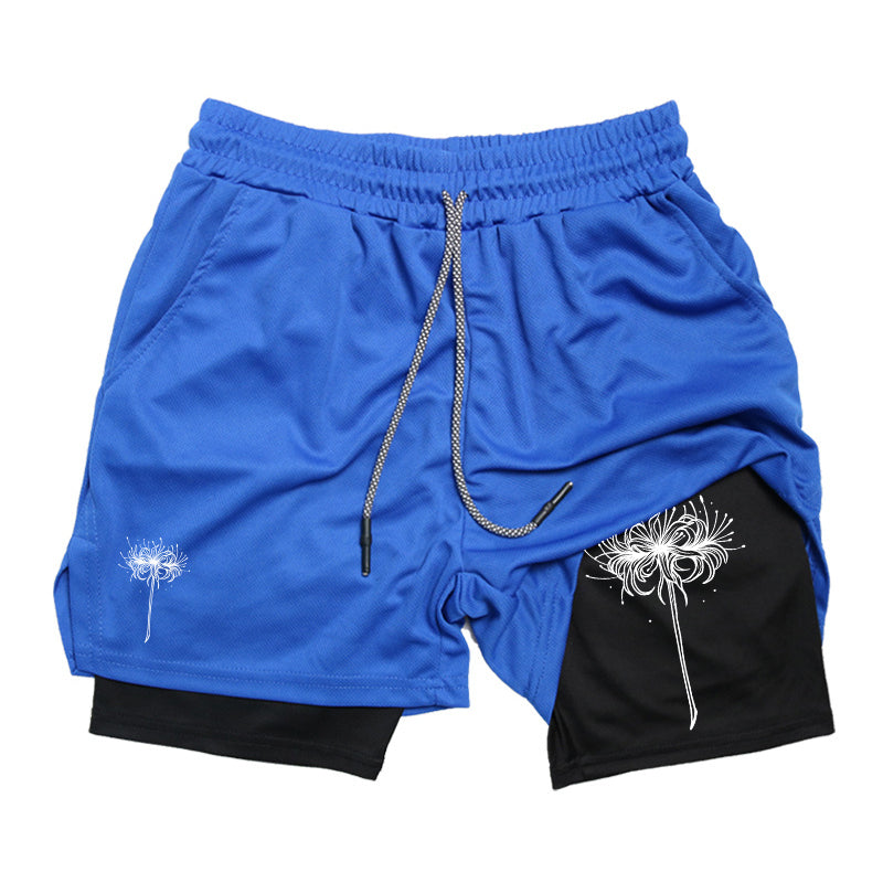 Red Spider Lily Gym Shorts