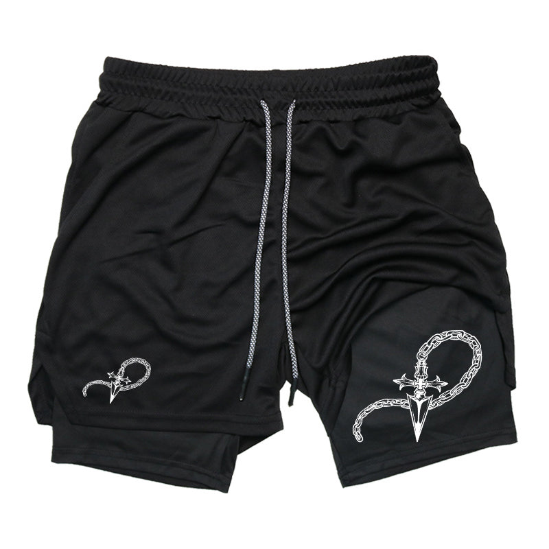 Cross Chain Gym Shorts