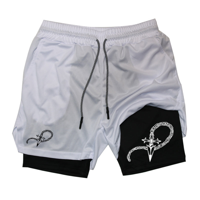 Cross Chain Gym Shorts