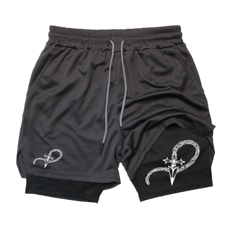 Cross Chain Gym Shorts