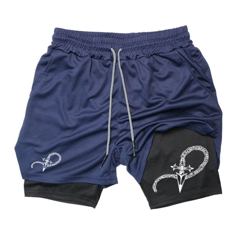 Cross Chain Gym Shorts