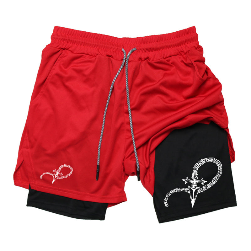 Cross Chain Gym Shorts