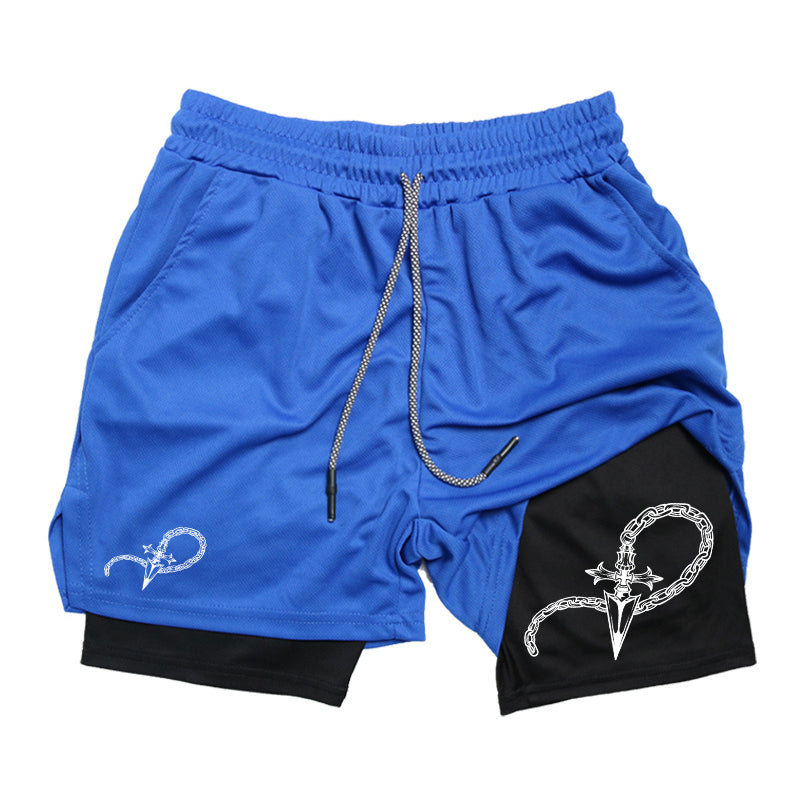 Cross Chain Gym Shorts