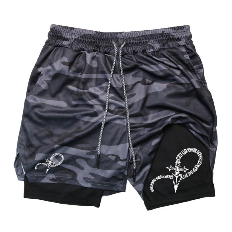 Cross Chain Gym Shorts