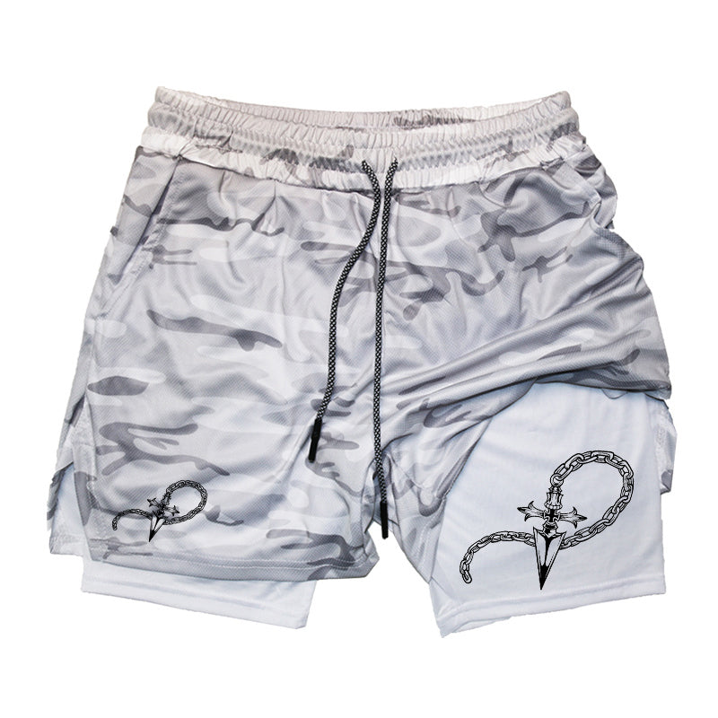 Cross Chain Gym Shorts