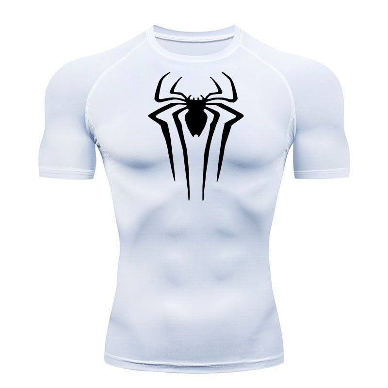 Spinnen-Kompressions-T-Shirts v1