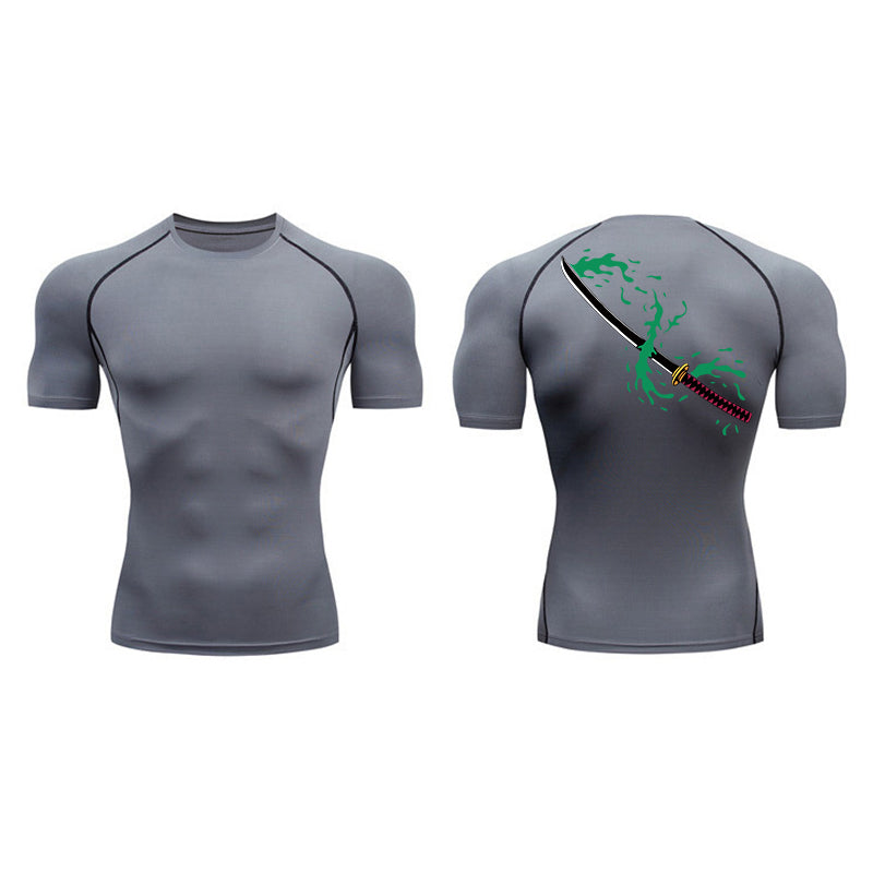 Water Pillar Compression T-Shirt