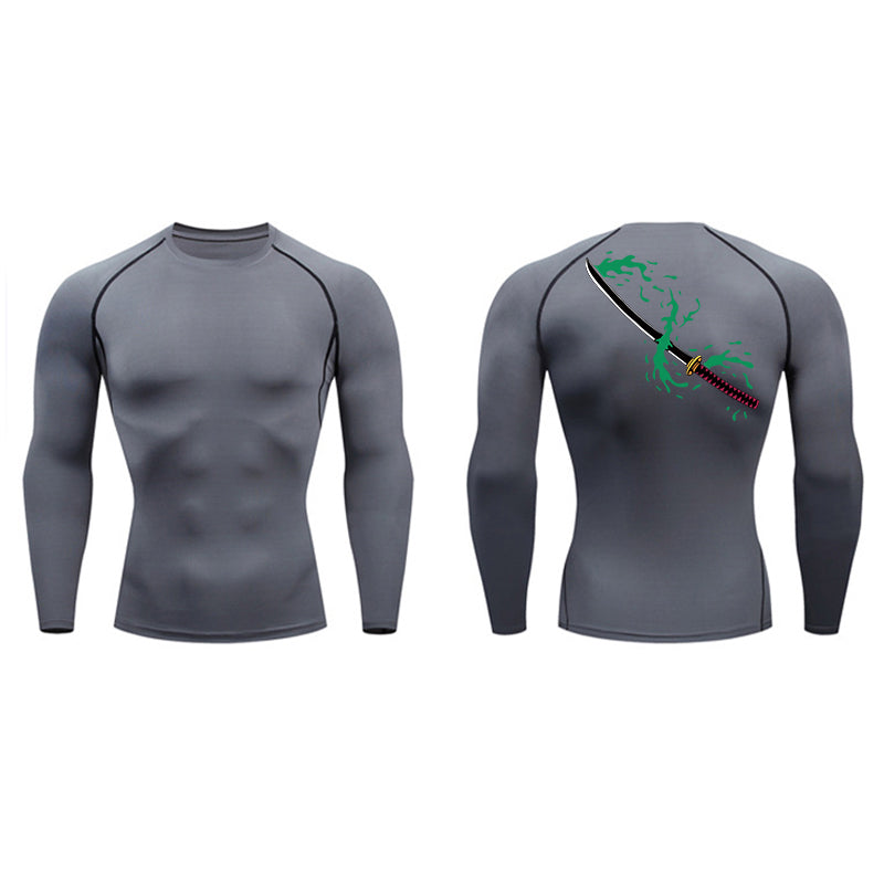 Water Pillar Compression Long Sleeve
